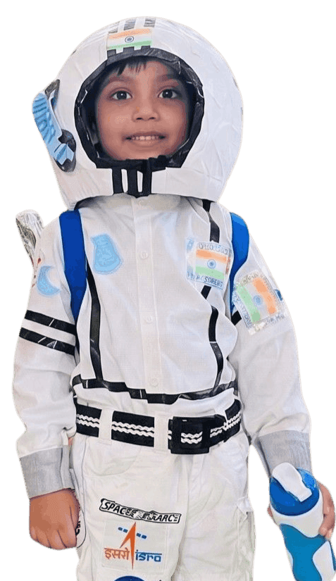 Running school child